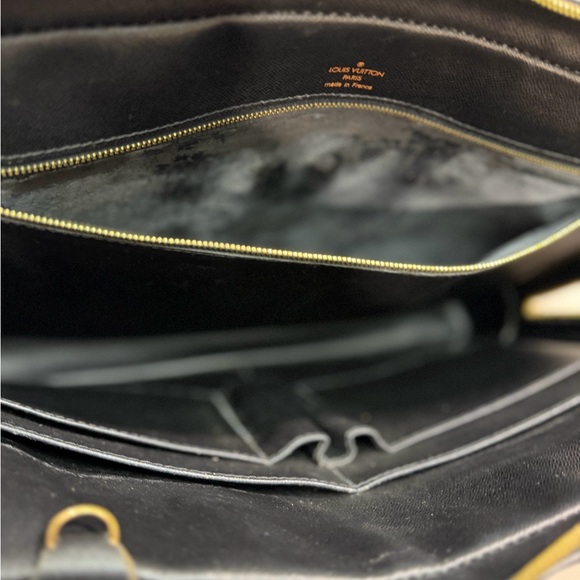 Louis Vuitton Epi Porte Documents Voyage Business Bag Black M 54472 Auth - Picture 12 of 15